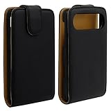 Black Flip Leather Folio Case Pouch Holder w/ Hard Shell Cover for T-Mobile ....