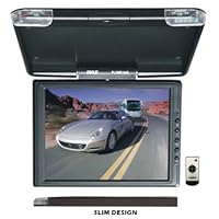 Pyle PLVWR1442 14.7-Inch High-Resolution TFT Roof Mount Monitor and IR Transmitter