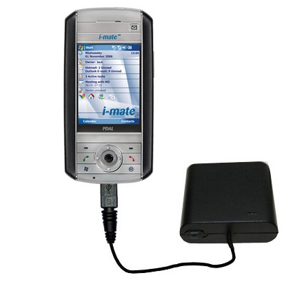 Emergency AA Battery Charge Extender for the i-Mate PDAL - Gomadic Brand w/ TipExchange Technology