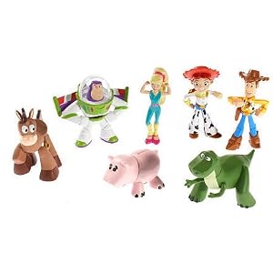 Disney Pixar Toy Story 3 Exclusive Mini Figure Buddy 7Pack Heroes Gang Gift Pack Rex, Hero Buzz,... by