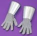 Chain Mail Armor Gauntlets-Pair of Steel Medieval Knight Armor Gloves-Leather Lining