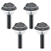 Malibu Outdoor One-Light Tier Light, Black with Crystal Globe, 4-Pack #LZ3W4