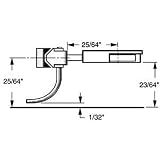 26 20 Series Magne-Matic Long Centerset Shank 25/64 HO