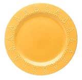 Signature Now & Then Set of Six 11-inch Dinner Plate, Golden Rod