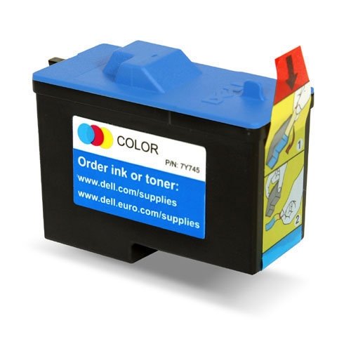 Dell OEM Color Ink Cartridge for A940 / A960 7Y745 Manufactured by Dell [For Dell: A940 / A960]