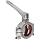Dixon B5102S200-A Stainless Steel 316L Clamp Butterfly Valve with Silicone Seal, 2" Tube OD, 120 psi pressure