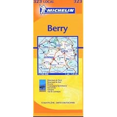 Michelin France: Cher, Indre Map No. 323 (Michelin Local France Maps)