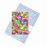 Lenticular Business Card Holder with two pockets: Size 3x4-1/4 closed, , Red, Green, Blue