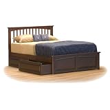Brooklyn Platform Bed - color: Natural Maple