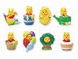 Disney Winnie the Pooh - Peek a Pooh Figures - 100 Acre Wood - Set of 8 Vending Machine Toys