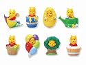 Disney Winnie the Pooh - Peek a Pooh Figures - 100 Acre Wood - Set of 8 Vending Machine Toys