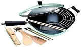 Ken Hom Tao 36cm non stick carbon steel 8 Piece Set  from DKB Household UK Limited