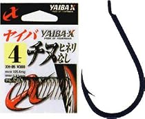 ささめ針(SASAME) ヤイバチヌヒネリなし 黒 2号 XH-05