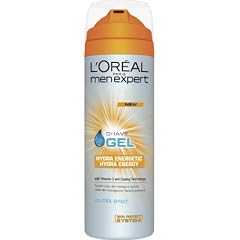 L'Or�al Paris Men Shave Gel Hydra Energy Rasiergel mit Ice-cool Effekt, 200 ml