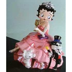 Limited Edition Betty Boop 75th Anniversary Cookie Jar by Betty Boop