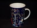 iittala Taika 13-Ounce Mug, Blue with Design