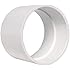 Straight 2" PVC Coupling