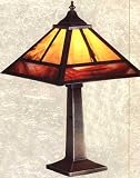 LAMPS BEAUTIFUL Tiffany Style Craftsman Mission Table Lamp by Meyda Tiffany--Excellent customer service--see our feedback.