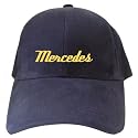 CAPS WOMAN NAVY BLUE EMBROIDERY " WORD SIMPLE MERCEDES "