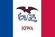 Valley Forge Nylon Iowa State Flag, measures 3-Foot x 5-Foot