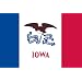 Valley Forge Nylon Iowa State Flag, measures 3-Foot x 5-Foot