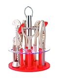 Ethos Kitchen Gadget Set on Stand, Red,  Coloured Box