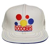 MLB LA DODGERS FLAT BILL FITTED HAT WHITE COLOR 7 1/2