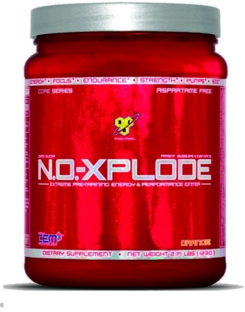 Childrens Toyshop  Sporting Goods : BSN No-Xplode w/ AVPT 2.71 Lbs (60 Servings) Blue Raspberry