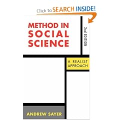 Method in Social Science: A Realist Approach