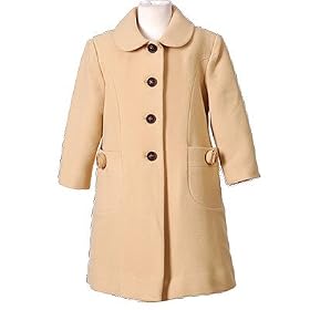 Rothschild Little Girls Outerwear Chamois Wool Winter Coat 4-6X
