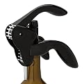 Houdini Lever-Style Corkscrew with Foil Cutter - Black
