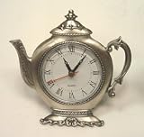 3 Inch Round Teapot Quartz Clock