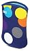 BUILT Slim Neopren Kindle-Sleeve, Scatter Dot