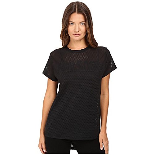 ヴェルサーチ トップス シャツ Short Sleeve Mesh Tee Nero [並行輸入品]