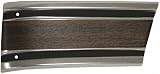 69-72 CHEVY CHEVROLET BLAZER FENDER MOLDING SUV, Lower Front LH Side Wood Grain (1969 69 1970 70 1971 71 1972 72) C00224106 CV01M12A