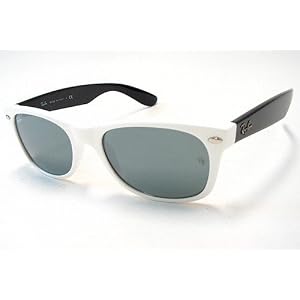 Ray Ban RB 2132 Wayfarer Sunglasses RayBan RB2132 Black White 722 40