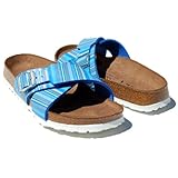 Birkenstock Santosa Stripe Aqua by Birkenstock