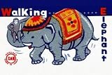 30 x 20 Stretched Canvas Poster Walking Elephant