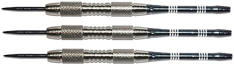 6pcs 21gram Professional Tungsten Shafts Steel Tip Darts Set Precise Barrels Sliver Medium