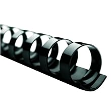 Swingline GBC CombBind Binding Spines, 3/4-Inch, 160 Sheets, Black, 100 Pk (4000104)
