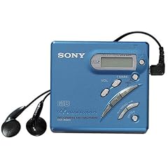 Sony MZ-R500/L tragbarer MiniDisc-Rekorder blau