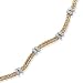 18 Kt Yellow Gold Diamond Bracelet