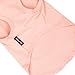 Blueberry Pet Cherry Soda Candy Cotton Dog Tank Top Shirt in Light Coral, Back Length 16