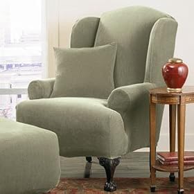 Stretch Pique Slipcover by Sure Fit
