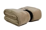 ORIGINAL Snuggle Touch Microfibre Throw Coffee 140x200cm