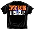Fire Rescue Full Front Maltese - Firefighter T-Shirt