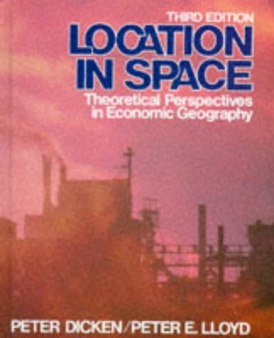 Cover image : Location in Space: Theoretical Perspectives in Economic Geography