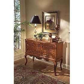 Wood And Cherry Veneer French Chest by 