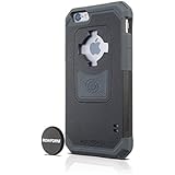 Rokform iPhone 6/6s Sport Series Case/Cover, Slim, Rugged, Ultra Protective, Reinforced TPU Corners Molded to Tough Polycarbonate, Mounts anywhere and includes Proven Safe Magnetic Car Mount, Black/GunMetal 302243