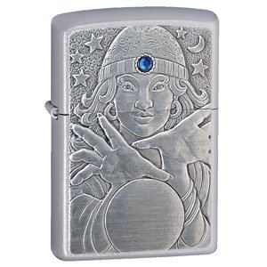 Zippo Fortune Teller Satin Chrome #20172